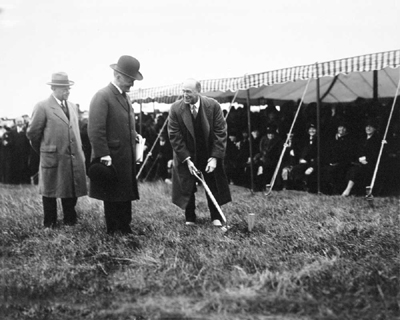 Sod turning