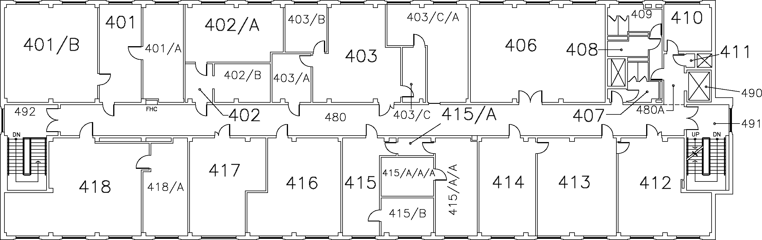 McMaster University General Science Building Fourth Floor Map   Gs4 