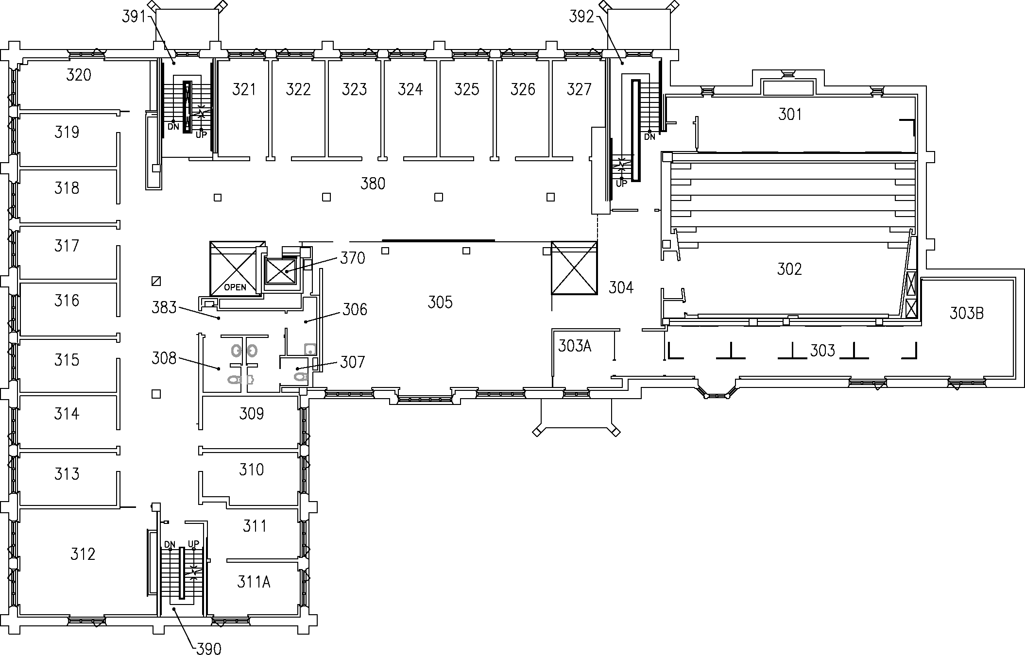 Mcmaster University Hamilton Hall Third Floor Map