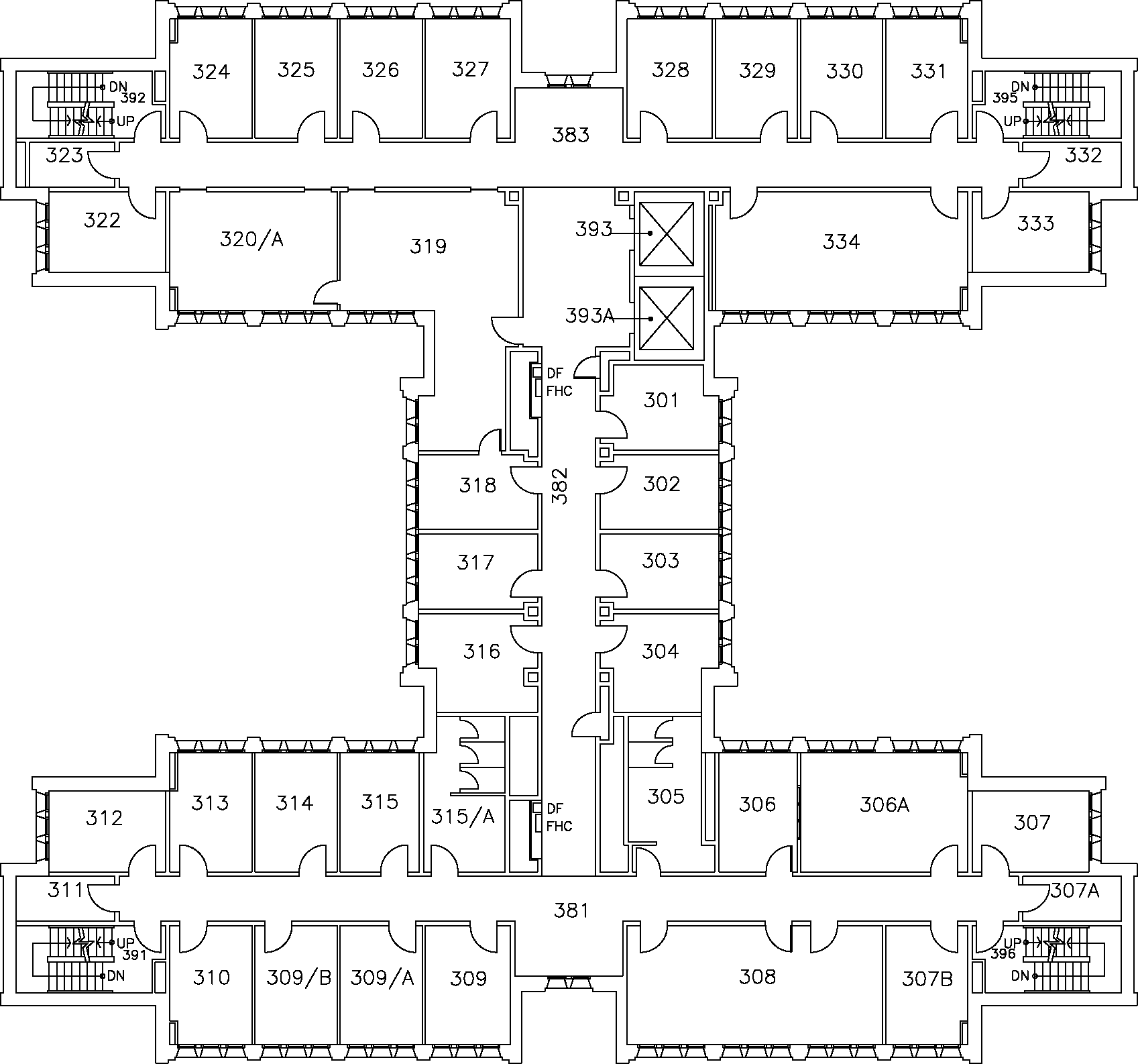 McMaster University Kenneth Taylor Hall (KTH) - Third Floor Map