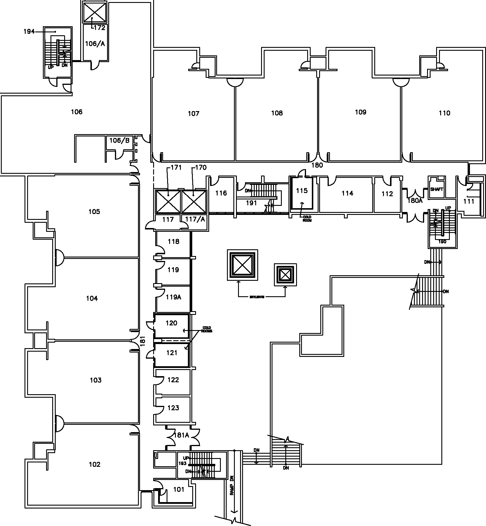 Life Science Building - First Floor Map