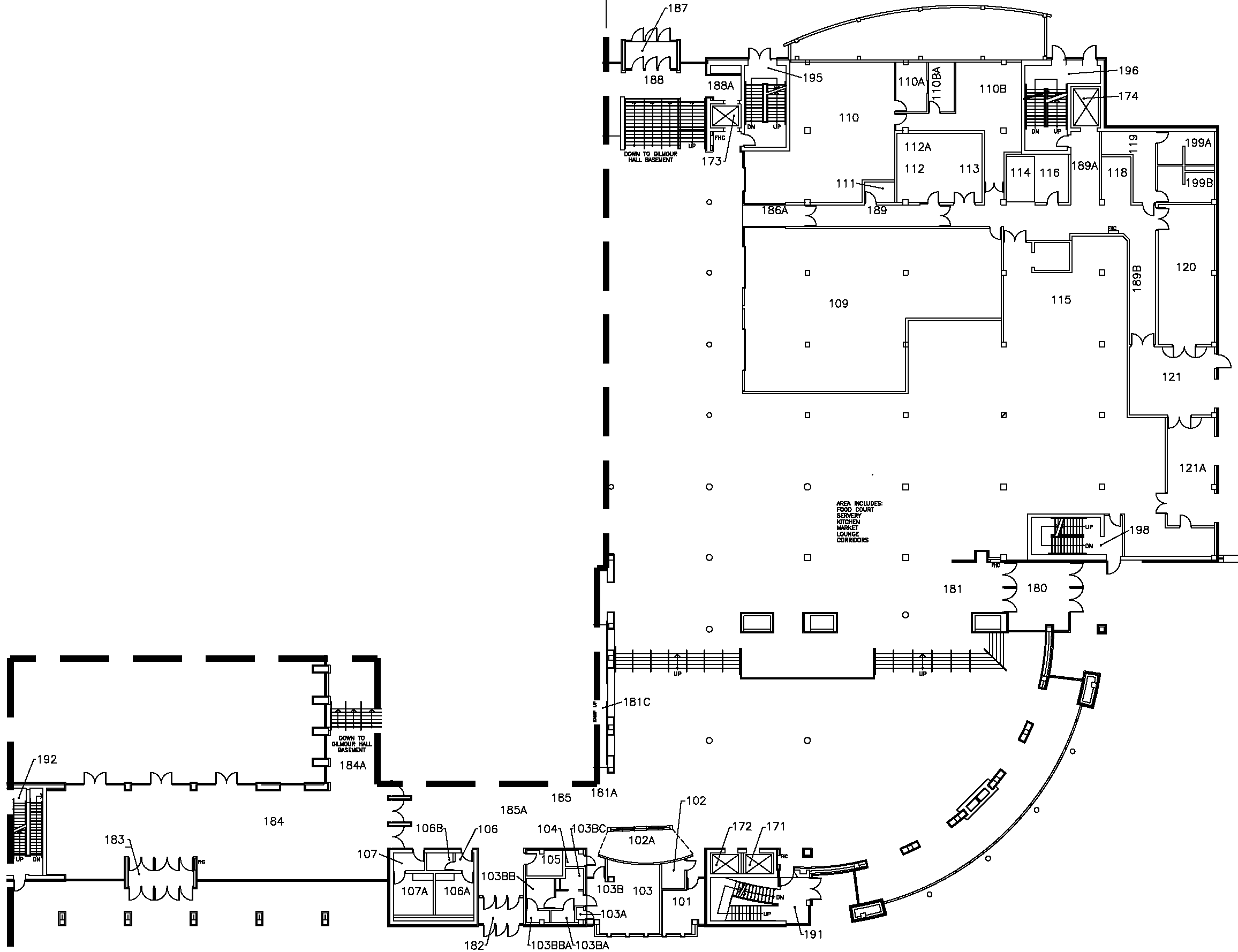 McMaster University Student Center MUSC First Floor Map   Musc1 