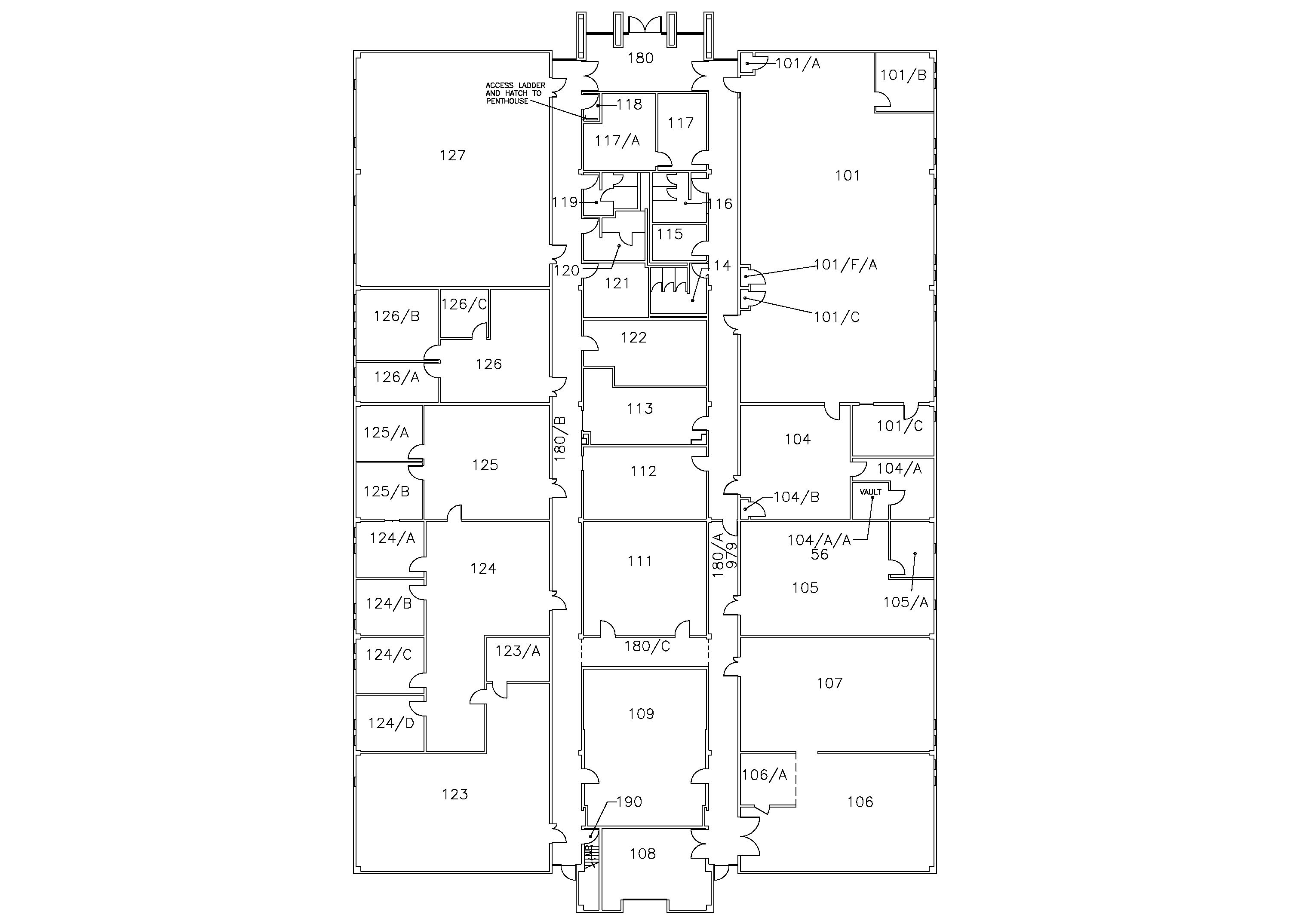 Mcmaster University T13 First Floor Map 