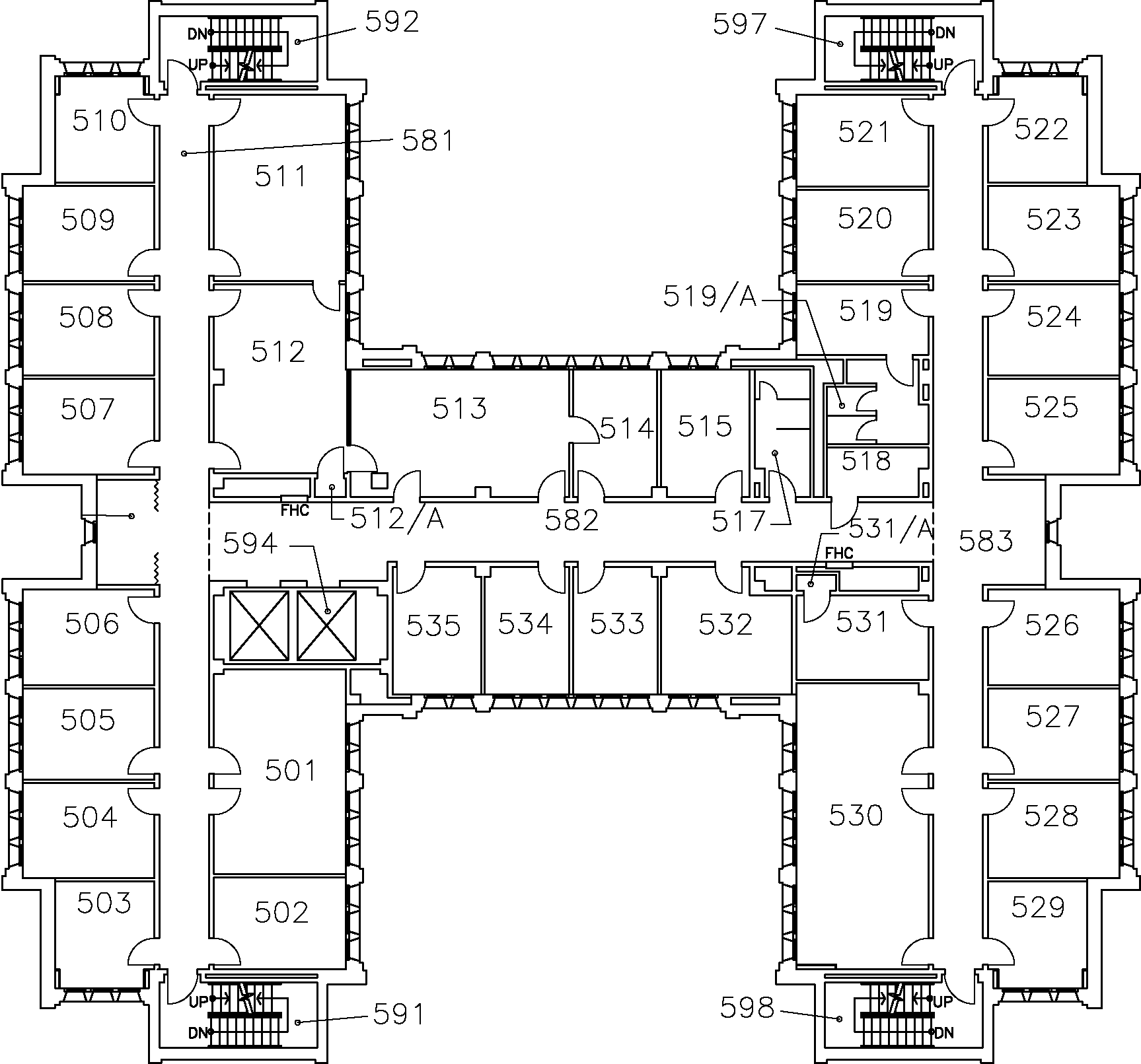 Mcmaster University Togo Salmon Hall Tsh Fifth Floor Map